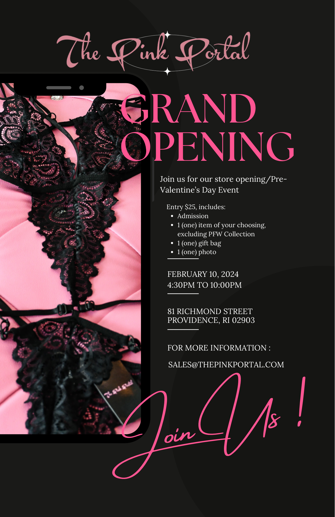 Grand Opening/Pre-Valentine’s Day Event💗💗💗